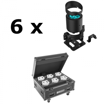 Hydro B60 Set Bundle 6 Stück inkl. prof. Flightcase