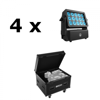 Hydro W300 Bundle 4 Stück inkl. prof. Flightcase