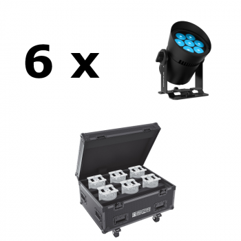 Hydro B140 Set Bundle 6 Stück inkl. prof. Flightcase